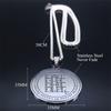 The First Pentacle of the Moon Solomon Occult Pentacle Grimoire Brass Magic Stainless Steel Statement Necklace Jewelry collares