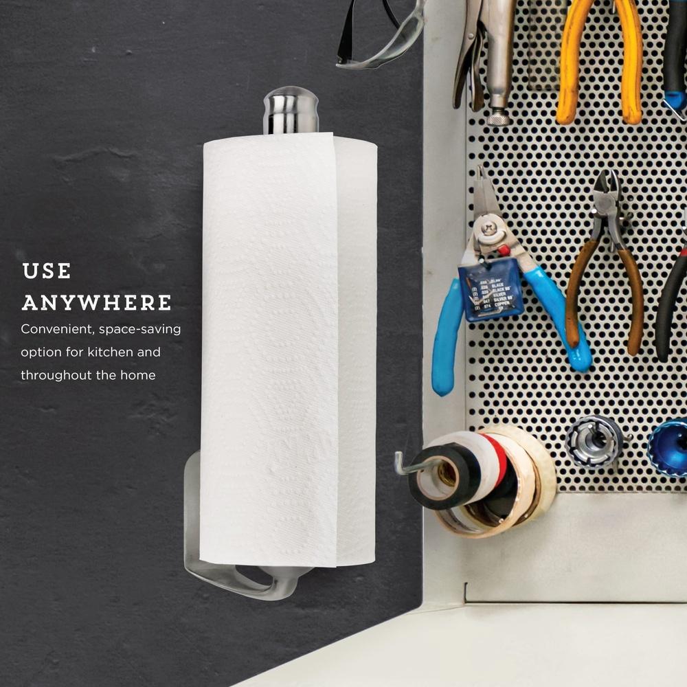 Patented Wall Mount Paper Towel Holder Perfect Tear Technology One-Handed Tear Ratchet System Effortless Use Universal Fit