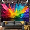 2D Flat Design, 1-piece Colored Graffiti Design Printed Party Banner, Suitable for Hip-hop Themed Parties