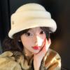 Pearl Headwear Hepburn Style Bucket Hat New Top Hat  Party Dress