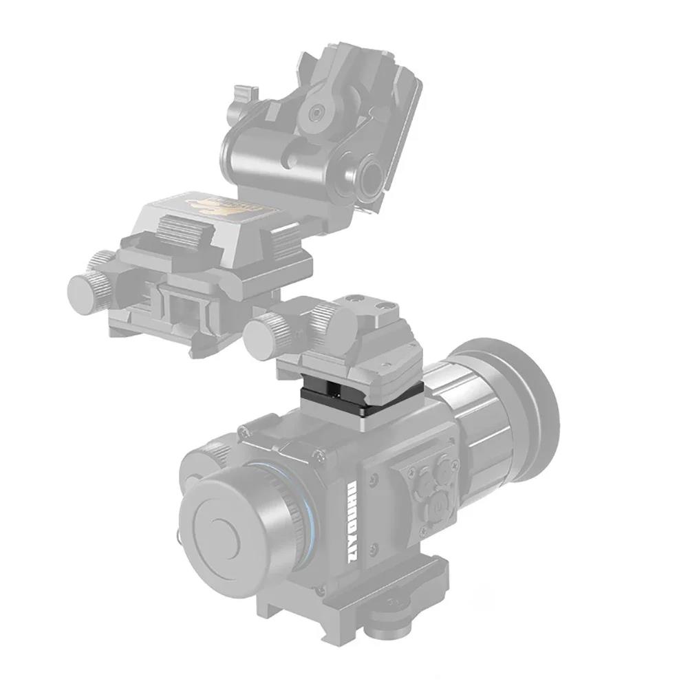 Tactical Aluminum NVG Night Vision Dovetail Bridge Bracket Adapter Mount Buckle for NVG10 NVG18AN/PVS15A PVS18 PVS31 RNVG2
