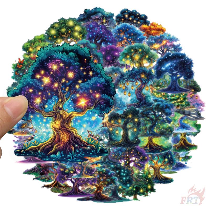 50Pcs/Set Magic Tree Series 01 PET Stickers Waterproof DIY Fashion Doodle Decals Stickers