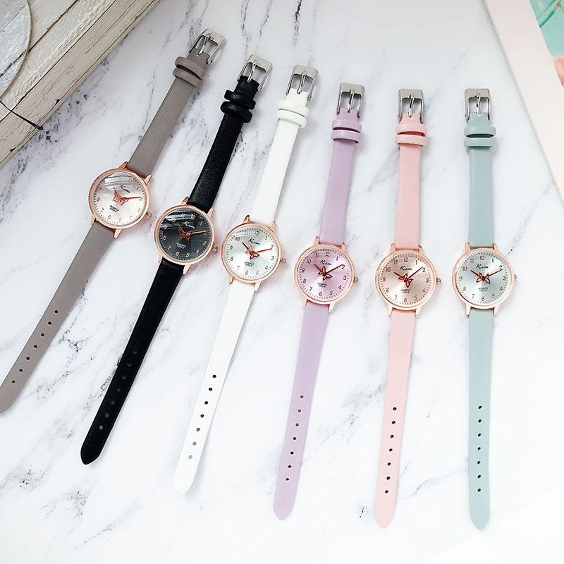 Women's Butterfly Dial Waterproof Watch - Trendy, Simple Design for Students