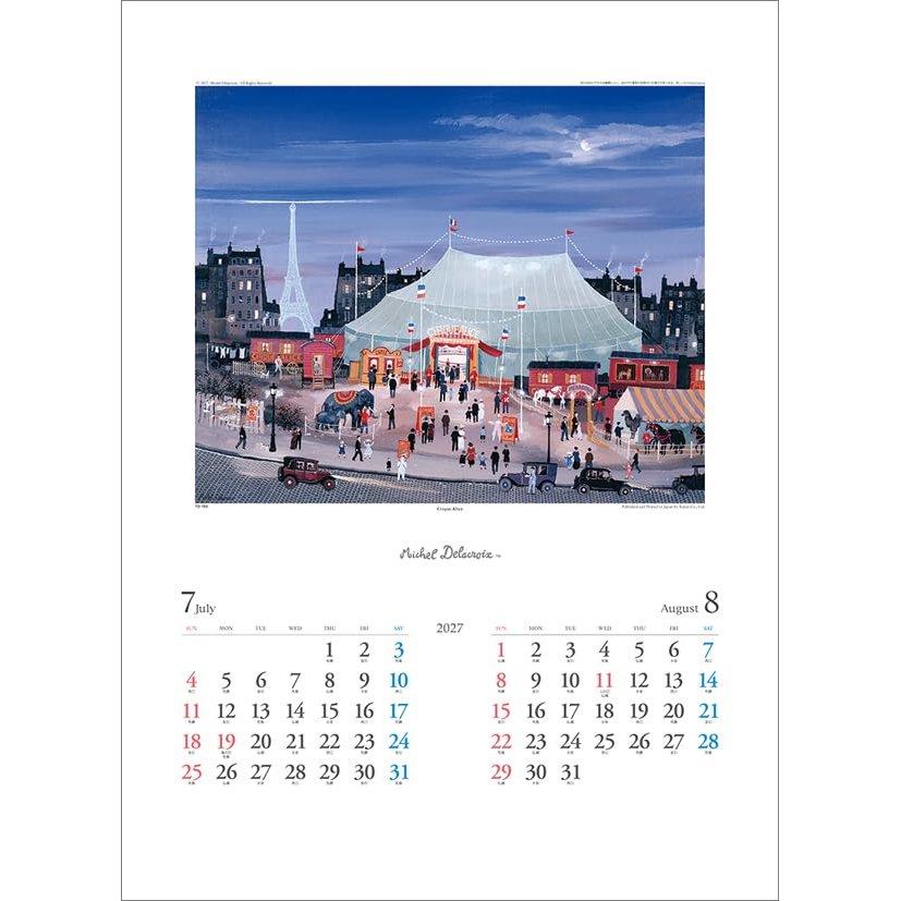 Todan Michel Delacroix 2027 Wall Calendar CL27-1052