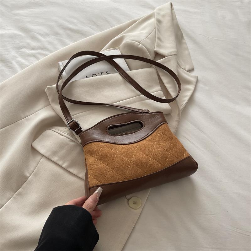 

Замшева ромбоподібна сумка-клатч нова ланцюгова сумка на плече сумка-месенджер жіноча сумка осінь та зима жіноча сумка коричневий