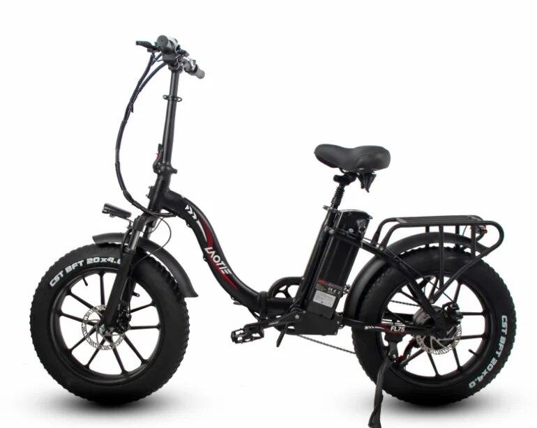 Folding Electric Bike Step Through Moped E-bike 20*4.0 inch Fat Tire 750W Motor 48V 18Ah Battery 150Kg Max Load