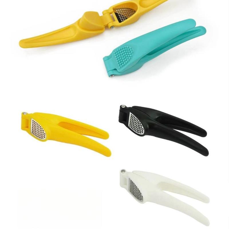 Garlic Press Dishwasher Safe Presser Masher Ginger Crusher with Ergonomic Handle Professional Mincer Tool Manual Kitchen Gadget