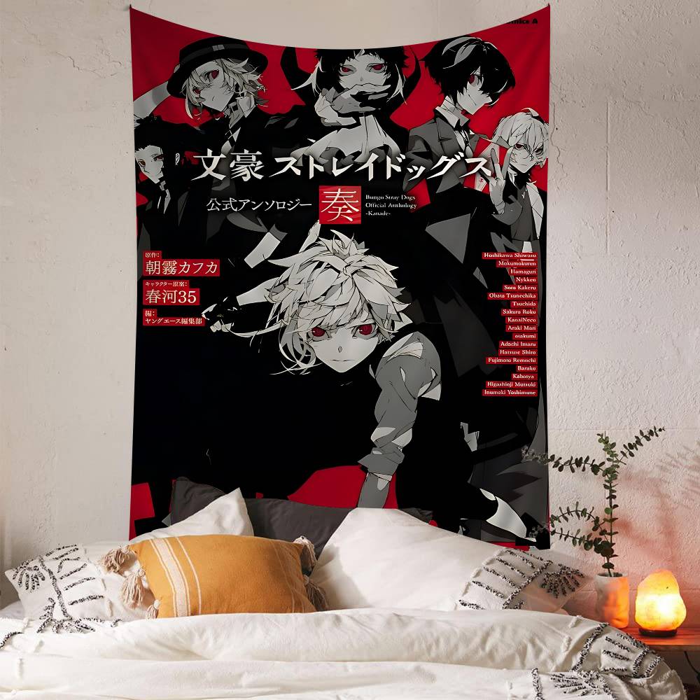 

Popular BBungo SStray Dogs Anime Hanging Bohemian Tapestry Hanging Bohemian Wall Tapestries Mandala Wall Hanging Home Decor 74x94cm(29x37in)