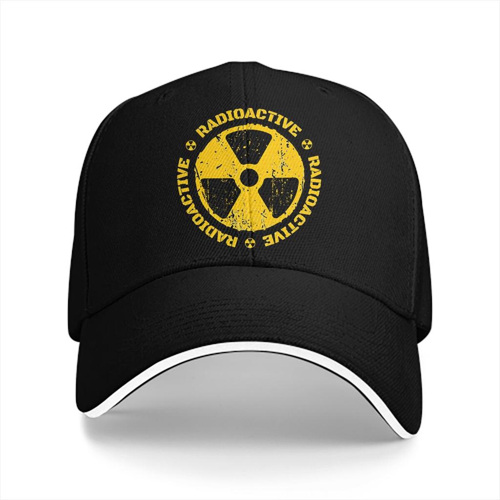 Radiation Symbol Baseball Cap Unisex Hats Women Visor Protection Snapback Radiation Symbol Caps