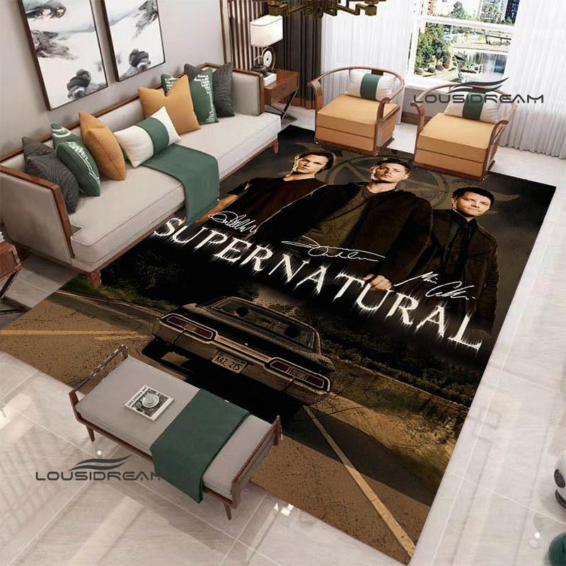Supernatural Join the Hunt printed carpet Non-slip carpet outdoor carpets area rug bedroom decor rug for bedroom birthday gift