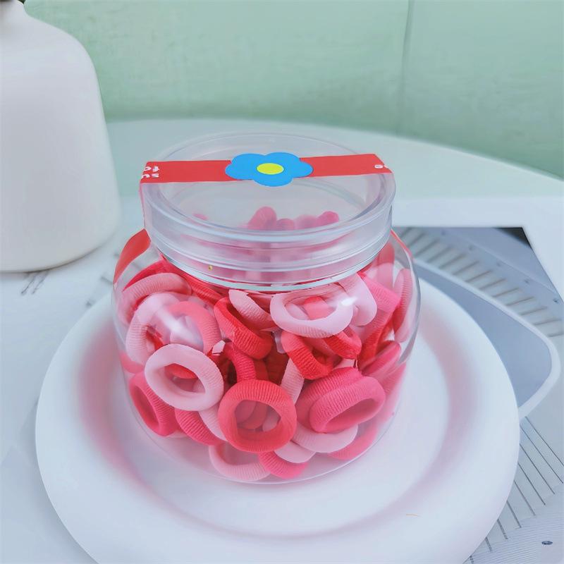 Cute Candy Color Hair Ties for Girls - Non-Damaging Rubber Bands & Towel Rings