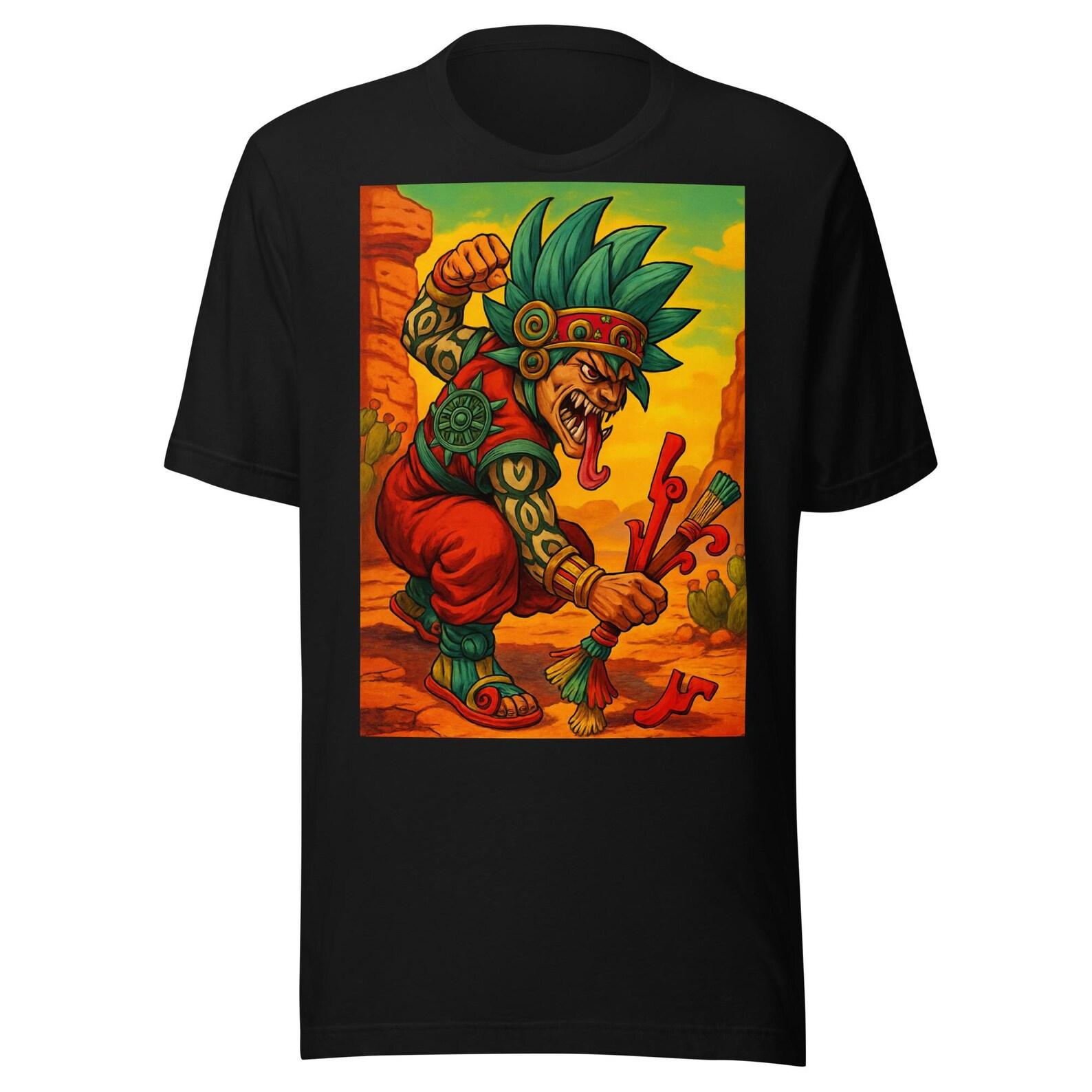 Aztec Warrior Super Poers Unisex t-shirt 2XL