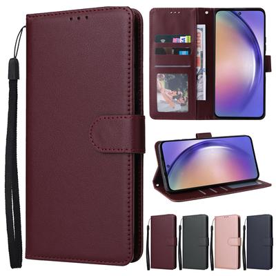 Geldbörse Kartenhalter Magnetischer Klapp-Leder-Case Für Samsung Galaxy A05s A12 A13 A14 A15 A24 A32 A33 A34 A35 A51 A52 A53 A54 A55 A71