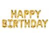 Balon Foliowy Happy Birthday Złoty 340X35 Cm