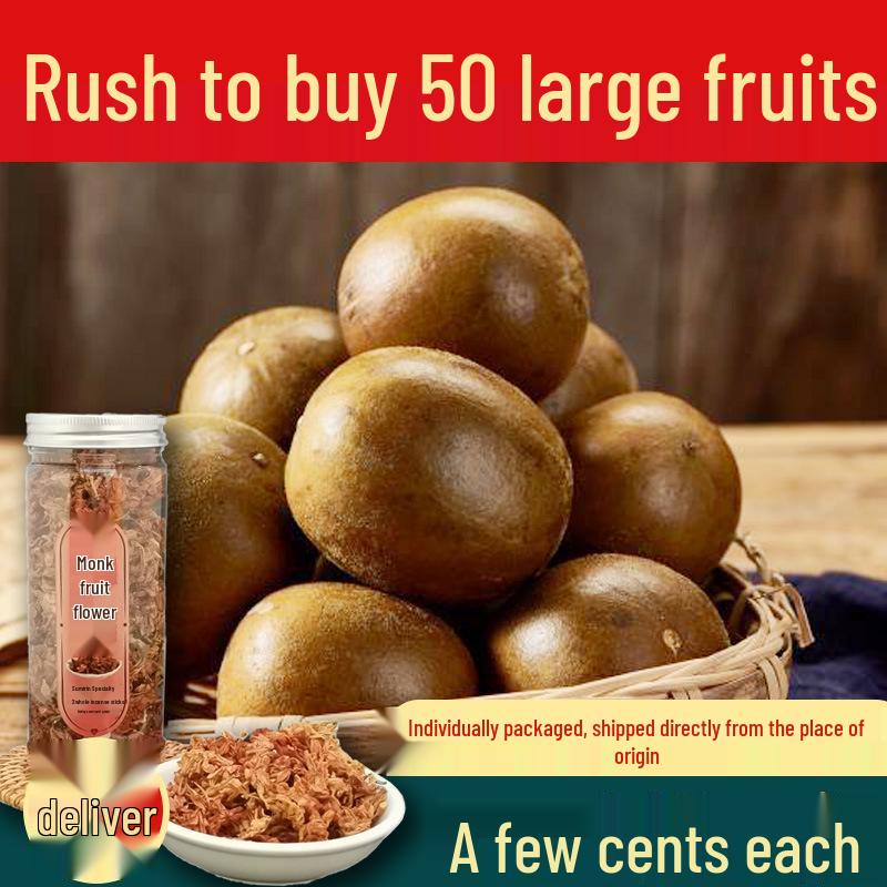 Authentic Yongfu Large Monk Fruit Tea - Individually Packaged 10 Large Free-Range Eggs (Length 45-47mm) Bulk