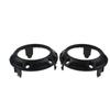2 x Přední mlhové světlo Lampa Černý kryt Rám Pro Mitsubishi Outlander 2007-2009