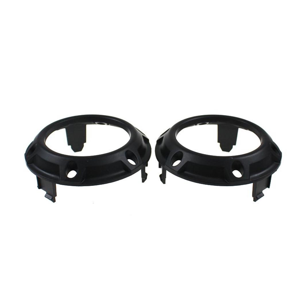 2 x Přední mlhové světlo Lampa Černý kryt Rám Pro Mitsubishi Outlander 2007-2009