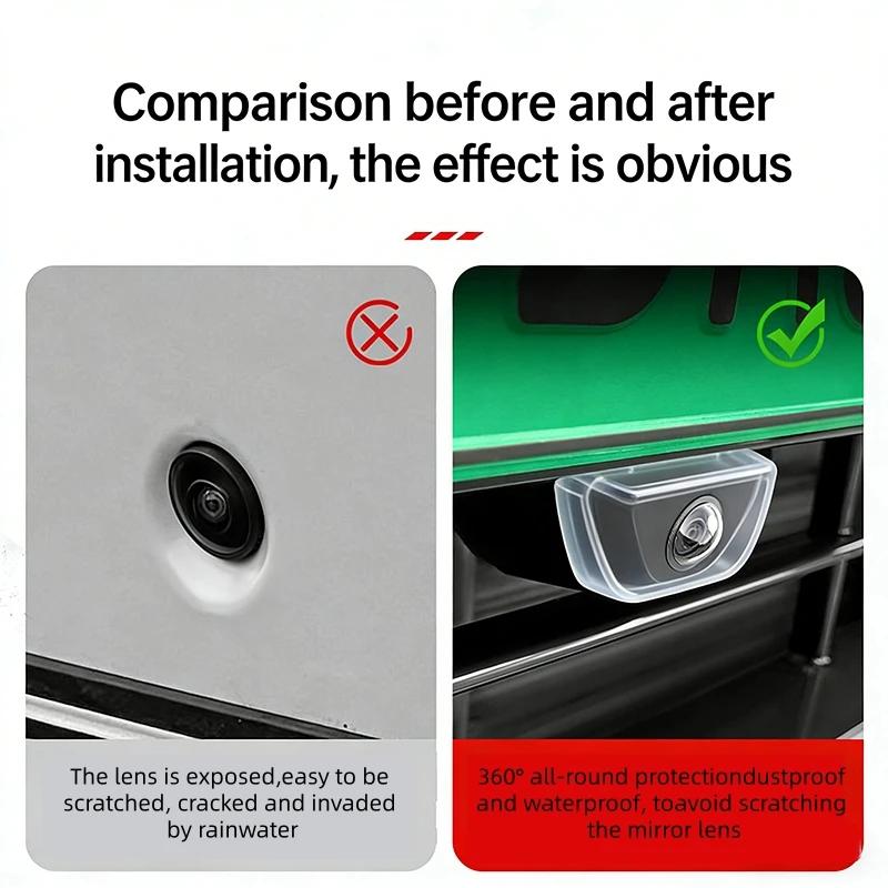 Car Specific 360 Camera Protective Cover, Front and Rear Reverse Image Protective Cover, High-definition Modified Part