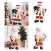 Electric Santa Claus Toy Christmas Santa Ornament, Funny, Boys Girls Creative with Musical Christmas Decor for Holiday Party