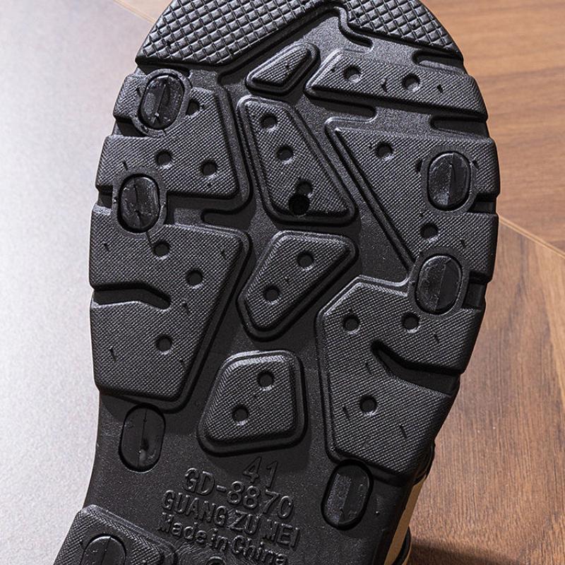 Men's Sandals  New Leather Thick Sole Beach Summer Outdoor Wear  Waterproof No-Slip Slippers