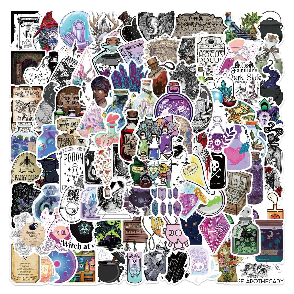 100 Pharmacist Graffiti Stickers Personalized Decoration Bottle Suitcase Guitar DIY Waterproof Removable