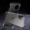 Applicable to Apple iPhone16 borderless PC transparent mobile phone case 14 protective case 12mini fine hole 15Promax