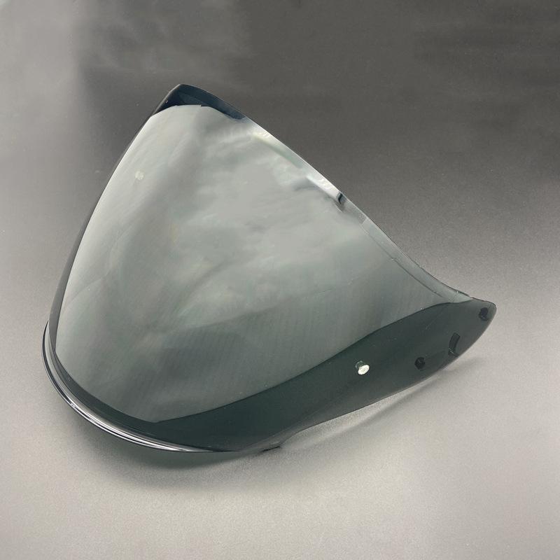 JC Half Helmet Lens - J-Cruise & J-Force4 CJ-2 Electroplated Sun Protection, Dual-Use Day/Night Helmet Accessory