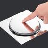 Stainless Steel Press-Type Floor Drain Pop Up Bounce Drain Filter Shower Foot Floor Drain