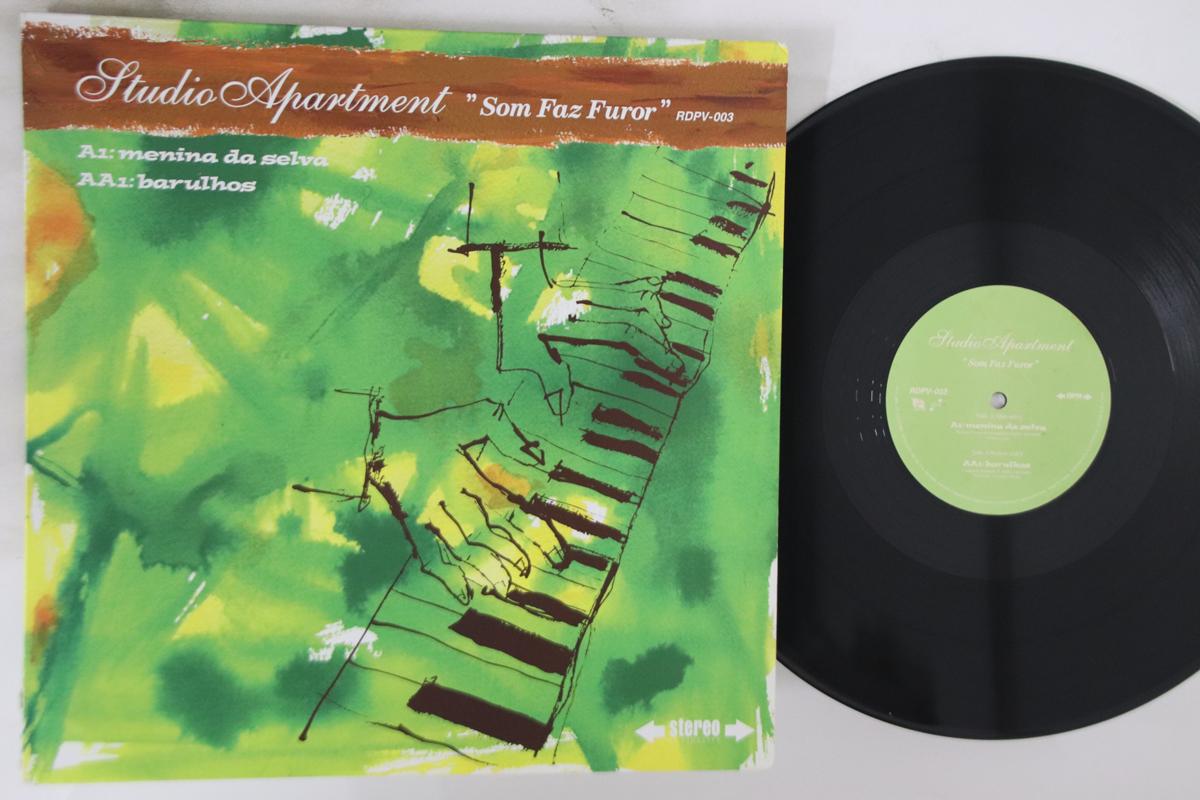 

12inch Record STUDIO APARTMENT Som Faz Furor RDPV003 RD 2001 Japan Japanese Club Dance Used