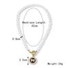 Pearl Necklace Crystal Heart Necklace Fashion Korean Wave Shiny Clavicle Chain Necklace Women Trending Party Gifts 25