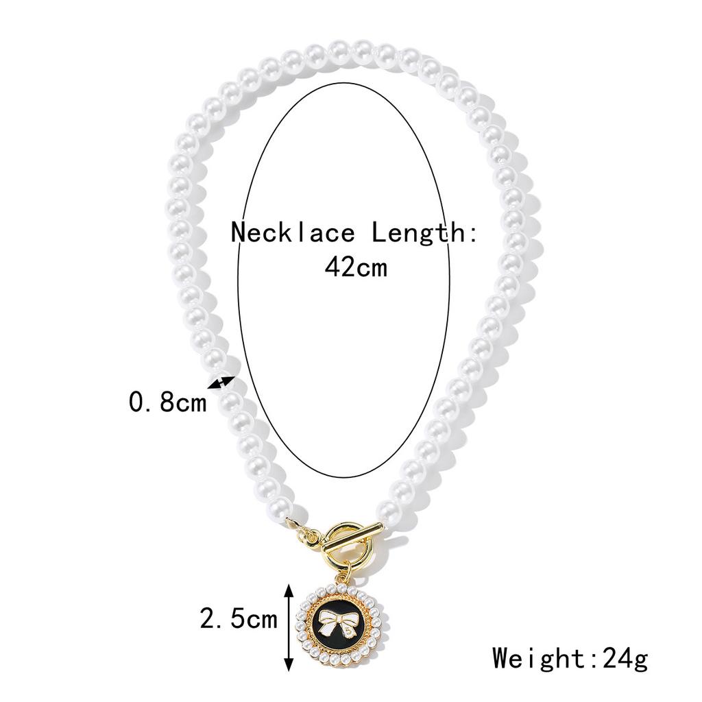 Pearl Necklace Crystal Heart Necklace Fashion Korean Wave Shiny Clavicle Chain Necklace Women Trending Party Gifts 25