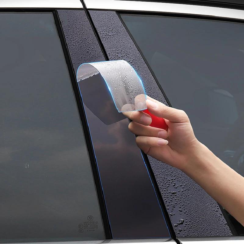 Interior Sticker Set for Hyundai IONIQ 5 2022 2023 Carbon Fiber Style Protective Film