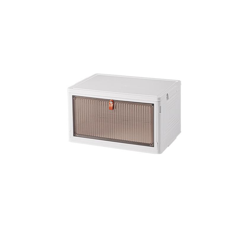 

Прозрачная складная коробка для обуви: Пылезащитная, Легко устанавливаемая, Пластиковая обувница для общежития и хранения в шкафу Standard (39cm Wide)