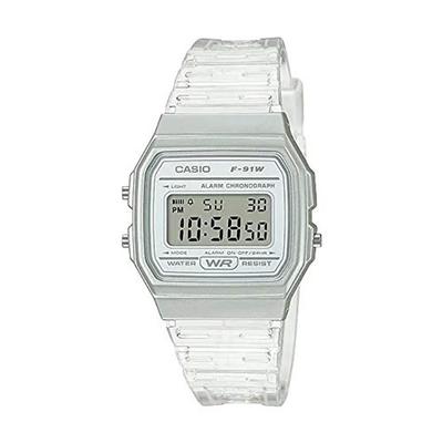 Standard F-91WS-7 Watch - White Digital