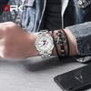 OPK 8129 Fashion Quartz Wristwatch for Man Calendar Luminous 24 Hour Moon Phase Steel Strap Waterproof Classic Men Watch