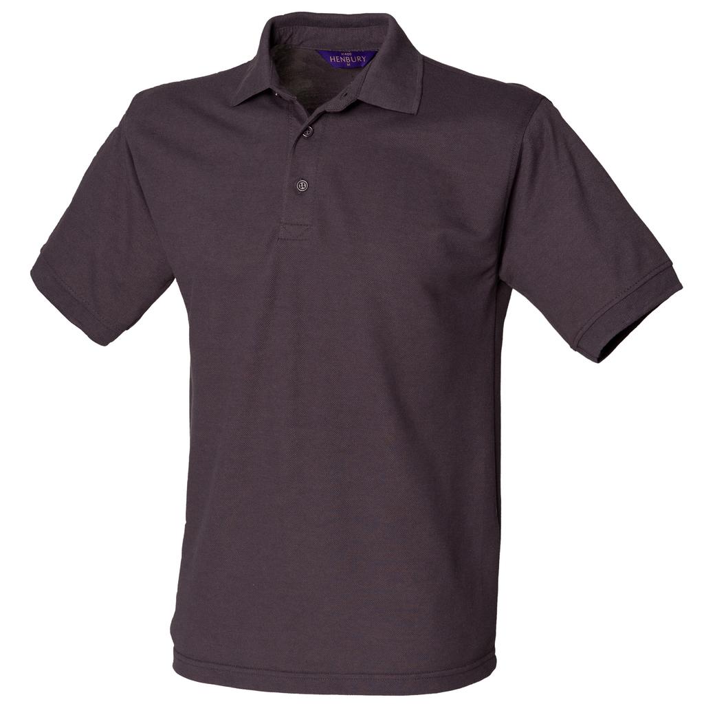 Henbury Mens Short Sleeved 65/35 Pique Polo Shirt