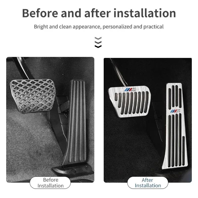 -Car Pedals Cover Brake Accelerator Pedal Cover For BMW 5 Series G30 G32 F10 X1 X3 X5 F15 F48 F30 E83 G01 G05 G20 G60 Accessorie