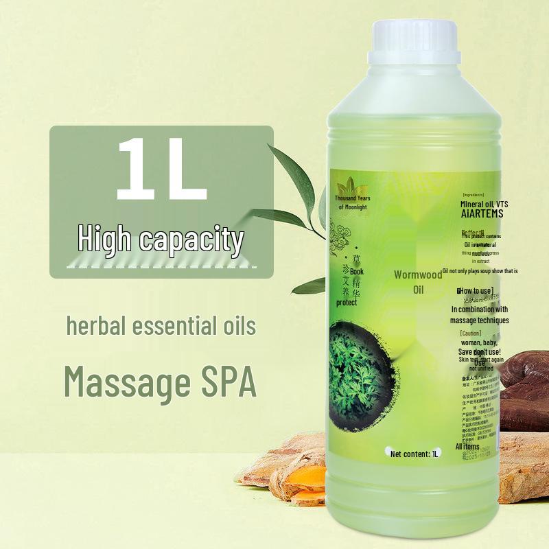Ginger Oil Massage Essential for Gua Sha and Full-Body Meridian Therapy
