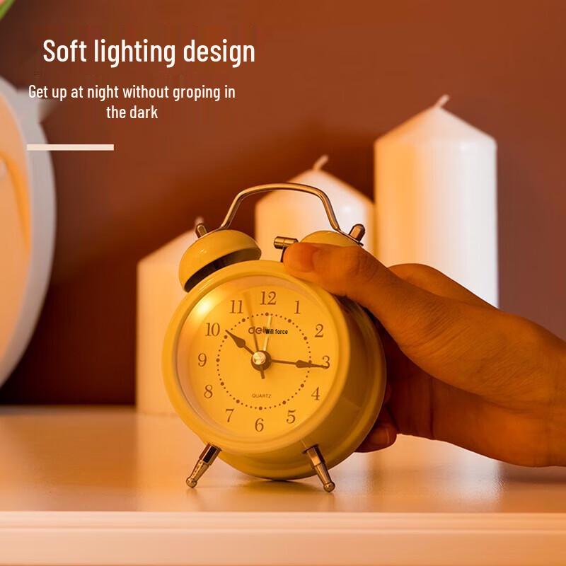 Deli Mini Luminous Alarm Clock