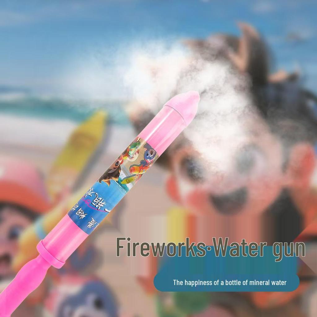 Large Capacity Pump Fireworks Water Gun for Kids - Creative Beach Toy & Fun Photo Prop