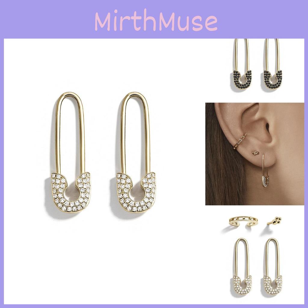 European Alloy Chic Earring Set With Dazzling Rhinestones Fourpiece Collection