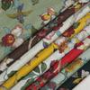 100x145cm Birds &Floral Patterns Linen Printed Fabric Printed Fabric for Tablecloth,Tablecloth DIY Sewing Clothing Home Cloth