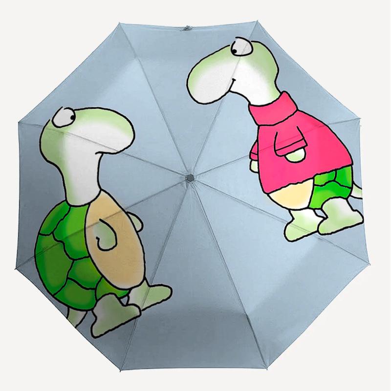 1PC Turtle clothingUmbrella-8-Rib Reinforced, Automatic Open, Lightweight & Durable, Cute Fashion Accessory for Outdoor-P139