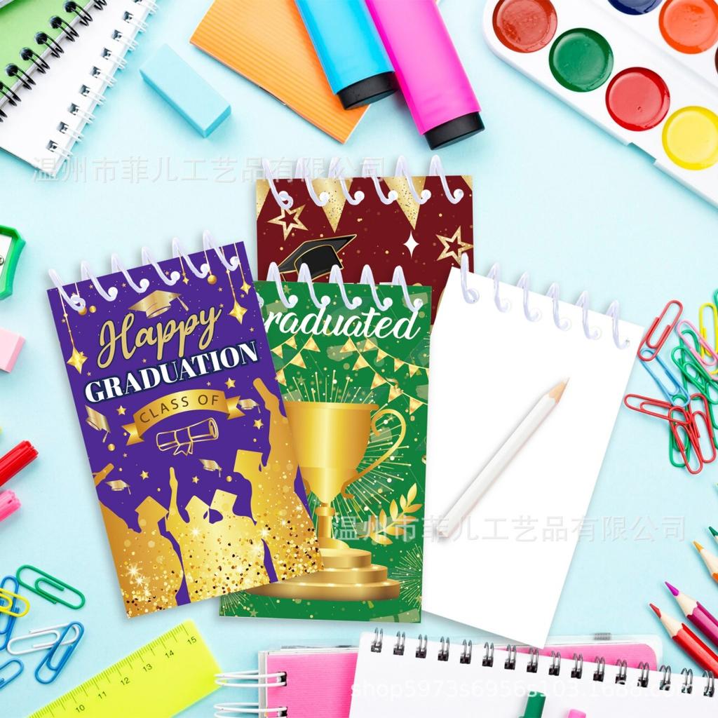 8-Pack Graduation Spiral Notebook Party Favor Mini Pocket Notepad for Students Class of 2026 Gift School Office