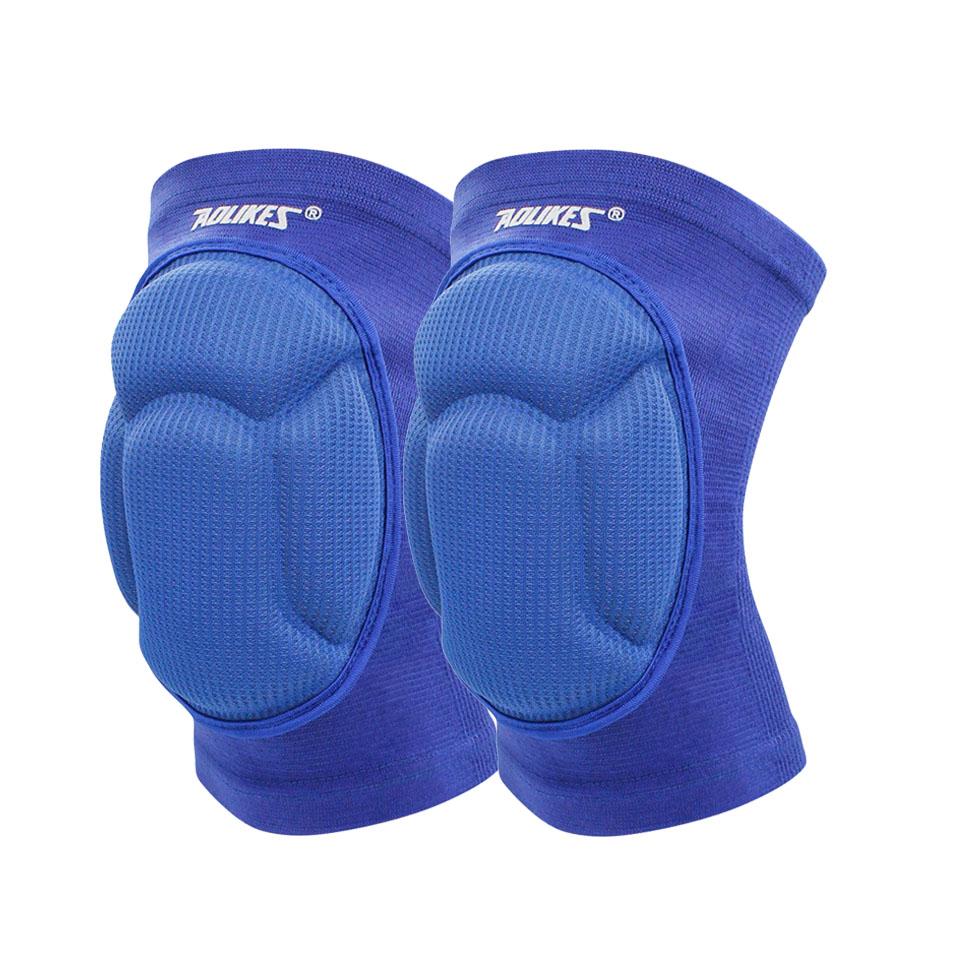 AOLIKES 1 Pair Protective Thick Sponge Knee Pads Knee Brace - High Elastic Non-Slip Basketball Volleyball Knee Sleeves Support