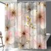 A Bathroom Shower Curtain for Celebrating Wedding Anniversaries, Includes 12 Hooks, Measuring 70.87*70.87inch, Perfect for Hom