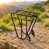 Bike Pannier Rack Sturdy with Slatted Deck ClampOn