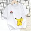 2026 Y2k Pokemon Childrens T Shirt Men Women Summer Cotton Short Sleeve Tee Anime Print Tops Streetwear Parentchild Clothing