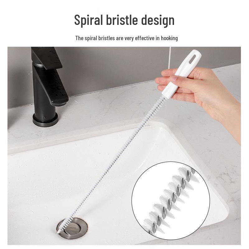 Household Hair and Pipe Unclogging Brush