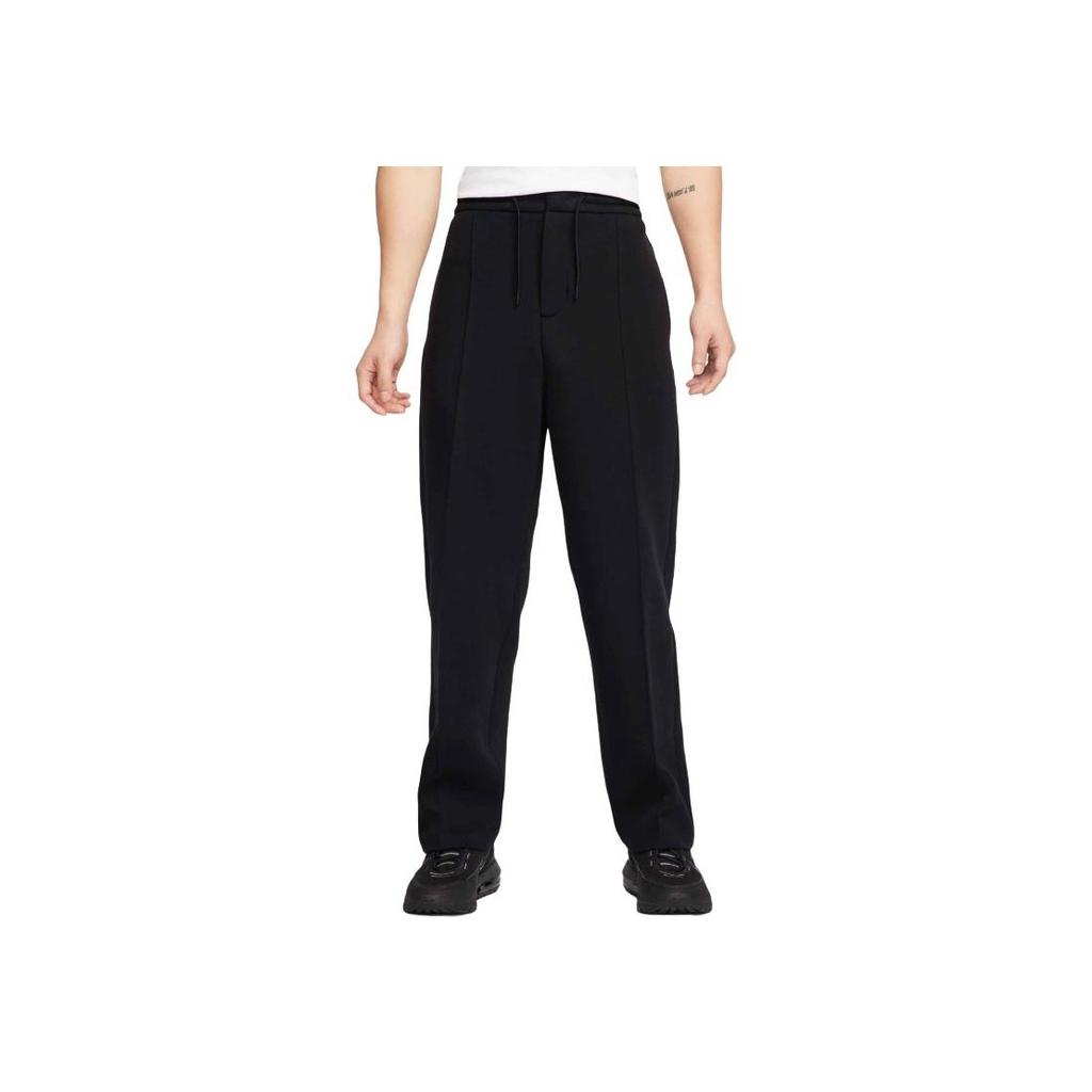 Nike Sportovní tepláky Tech Fleece Reimagined Tailored Tailored Black/Black Men Streetwear FB8164-010